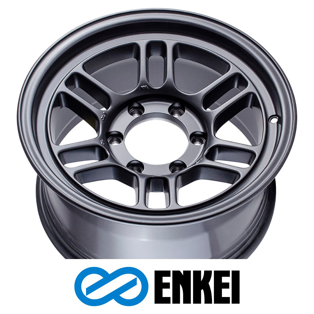 ENKEI WHEELS - RPT1 - GUN METALLIC (16 X 8.0) +00 ET (6 X 139.7 MM) 106.1 CB (520-680-8400GM) *** NO CENTER CAP *** TOYOTA TRUCKS
