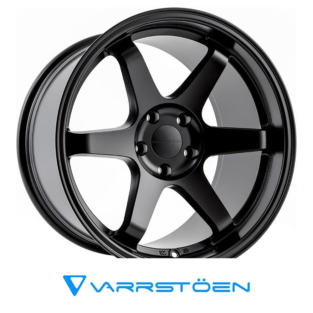VARRSTOEN WHEELS - ES2 - MATTE BLACK (17 X 9.0) +30 ET (5 X 114.3 MM) 73.1 CB