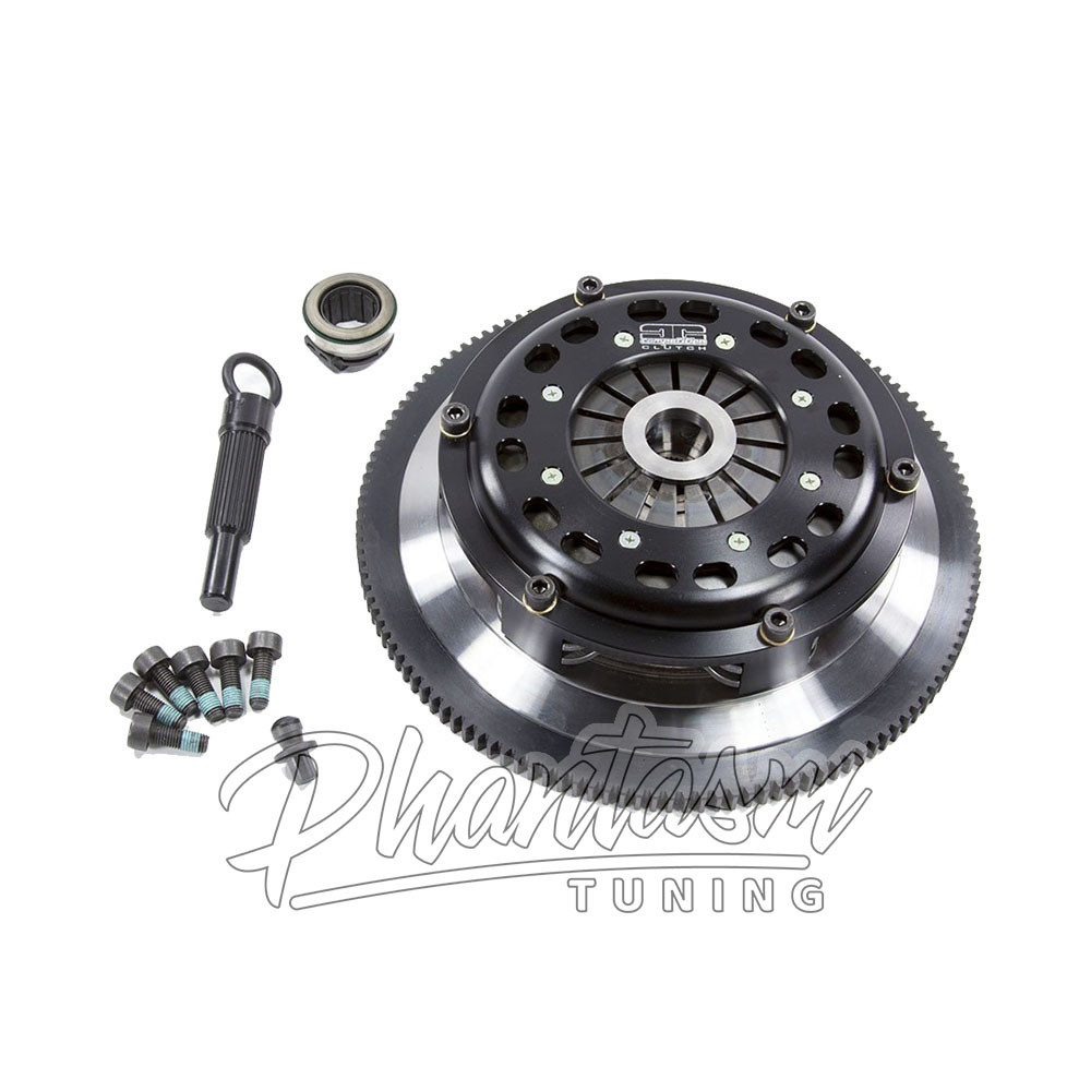 COMPETITION / STAGE 5.2 / TWIN DISC / PERFORMANCE CLUTCH KIT WITH LIGHTWEIGHT FLYWHEEL (4-8026-C) *** HONDA CIVIC SI (1999-2000) B16 / B18 / B20 ENGINE