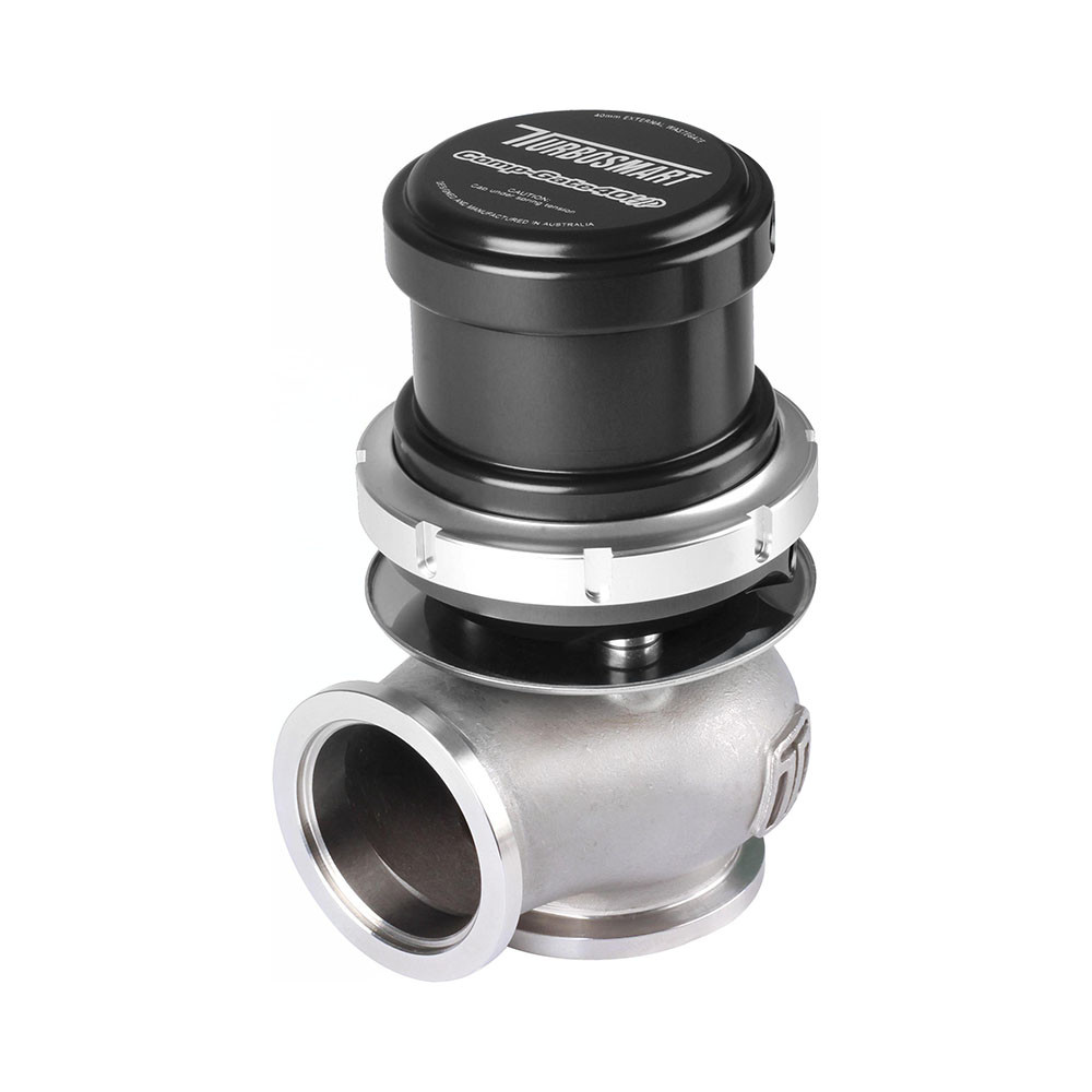 TURBOSMART / 40 MM WG / VBAND FLANGE / GEN 4 COMPGATE40 HP EXTERNAL WASTEGATE / BLACK COLOR (TS-0505-1202) *** 35 PSI SPRING INSTALLED