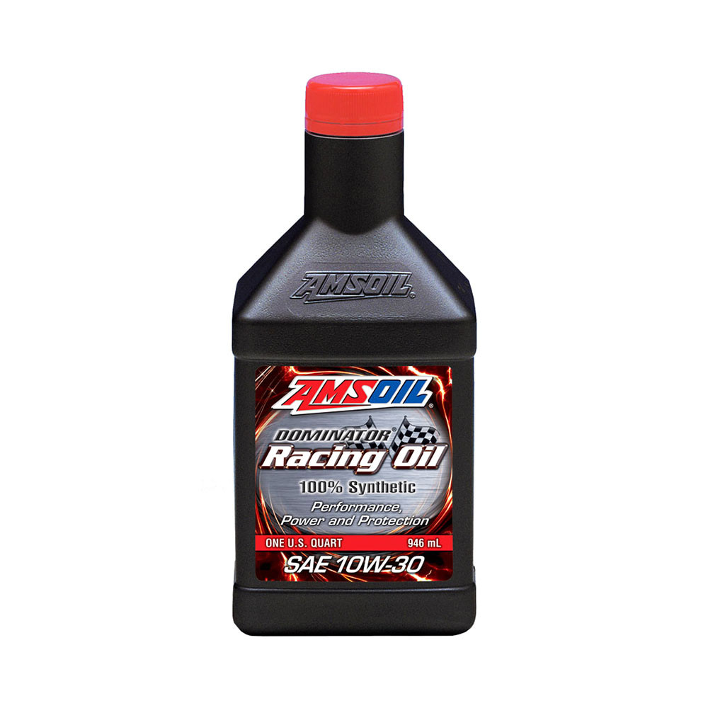 AMSOIL (SAE 10W-30) DOMINATOR RACING / SYNTHETIC MOTOR OIL (RD30QT) *** 1 QUART ***