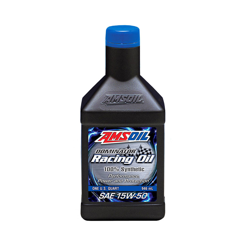 AMSOIL (SAE 15W-50) DOMINATOR RACING / SYNTHETIC MOTOR OIL (RD50QT) *** 1 QUART ***
