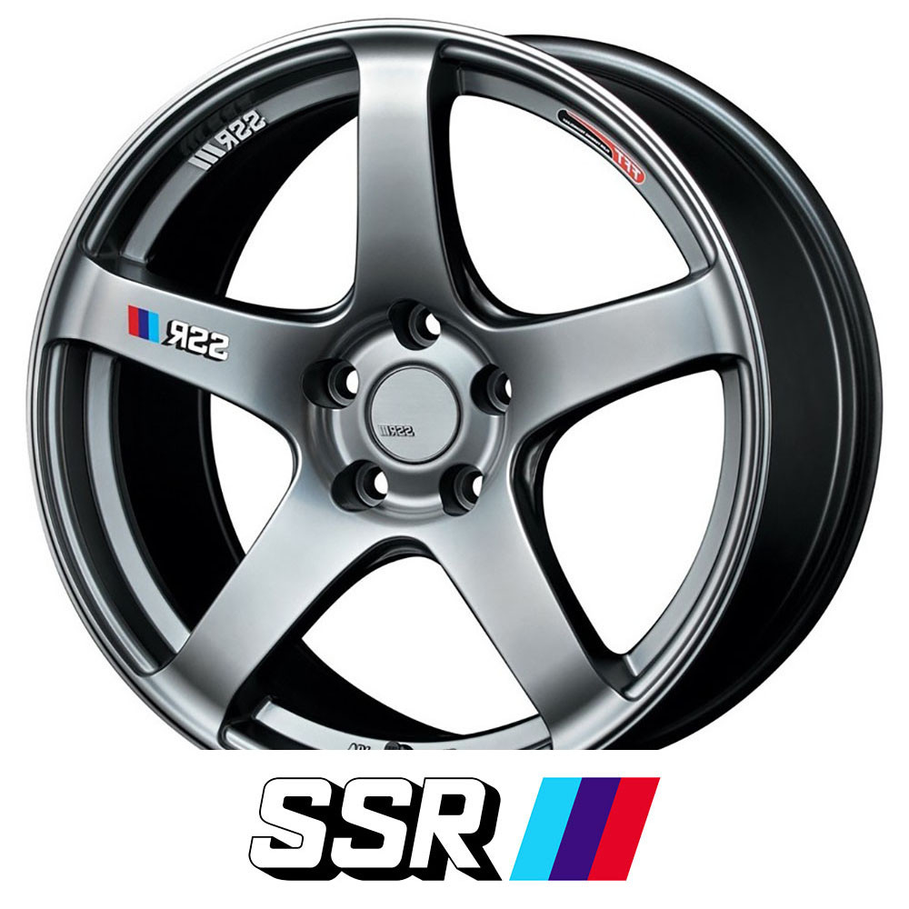 SSR WHEELS - GTV01 - GLARE SILVER COLOR (17 X 7.0) +42 ET (4 X 100 MM) 73 CB