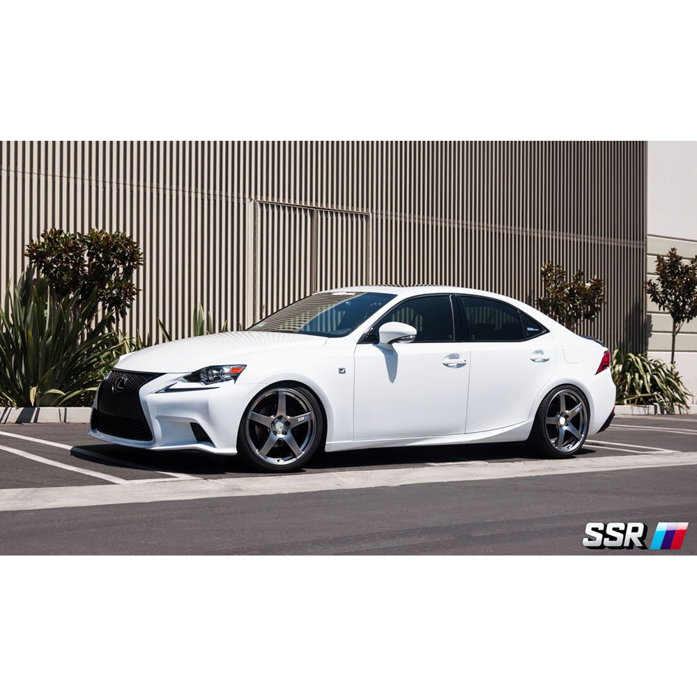 SSR WHEELS - GTV01 - FLAT BLACK COLOR (18 X 7.5) +48 ET (5 X 100 MM) 73 CB