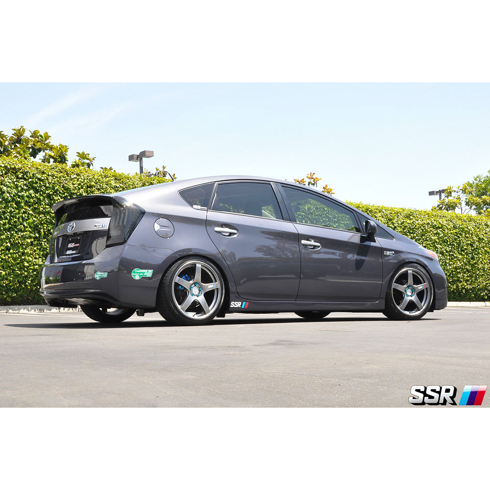 SSR WHEELS - GTV01 - FLAT BLACK COLOR (18 X 7.5) +48 ET (5 X 100 MM) 73 CB
