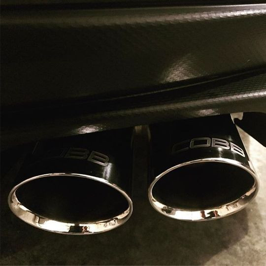 COBB / STAINLESS STEEL / DUAL CAT-BACK EXHAUST SYSTEM / POLISHED TIPS (515160) *** SUBARU WRX (2015-2021)