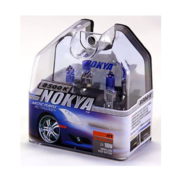 NOKYA (9007) 8500K ARCTIC PURPLE, HALOGEN BULBS (80/100 WATTS) SOLD AS PAIRS