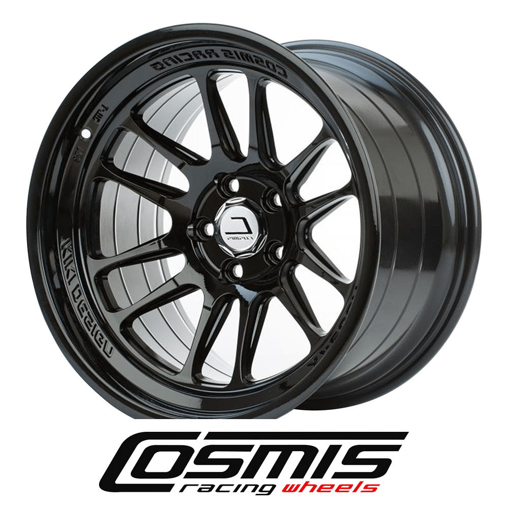 COSMIC RACING WHEELS - XT206R - BLACK (18 X 11.0) +8 ET (5 X 114.3 MM) 73.1 CB