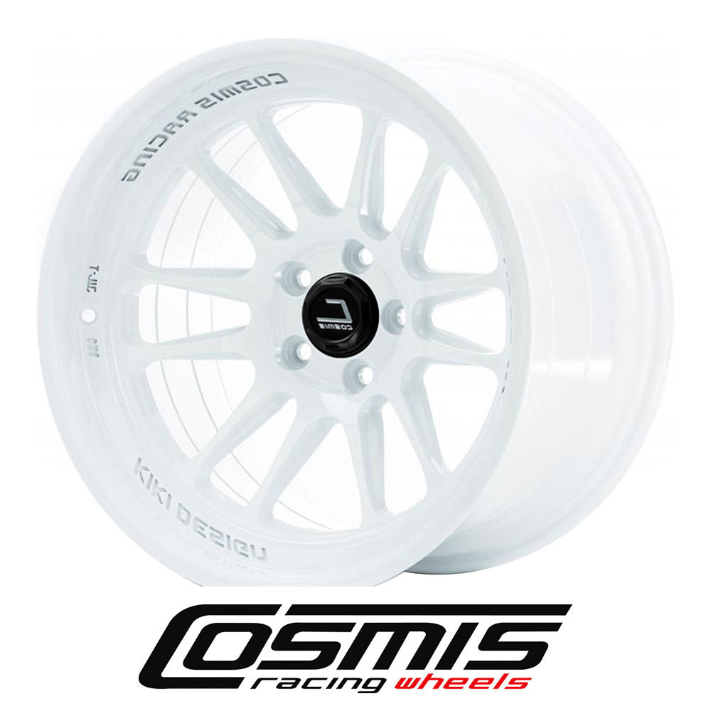 COSMIC RACING WHEELS - XT206R - WHITE (15 X 8.0) +30 ET (4 X 100 MM) 67.1 CB