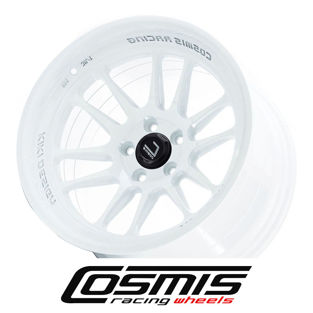 COSMIC RACING WHEELS - XT206R - WHITE (15 X 8.0) +30 ET (4 X 100 MM) 67.1 CB