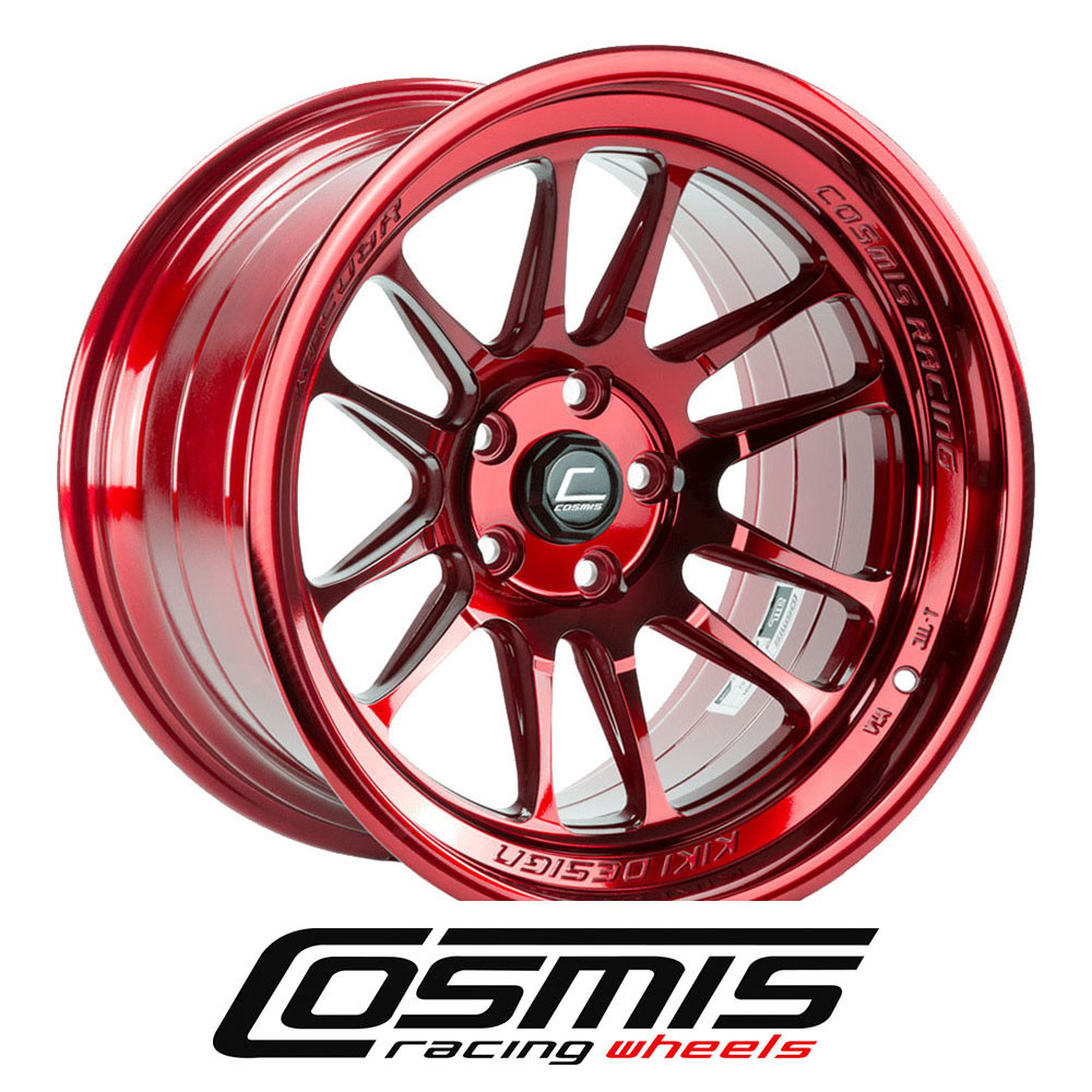 COSMIC RACING WHEELS - XT206R - HYPER RED (18 X 11.0) +8 ET (5 X 114.3 MM) 73.1 CB