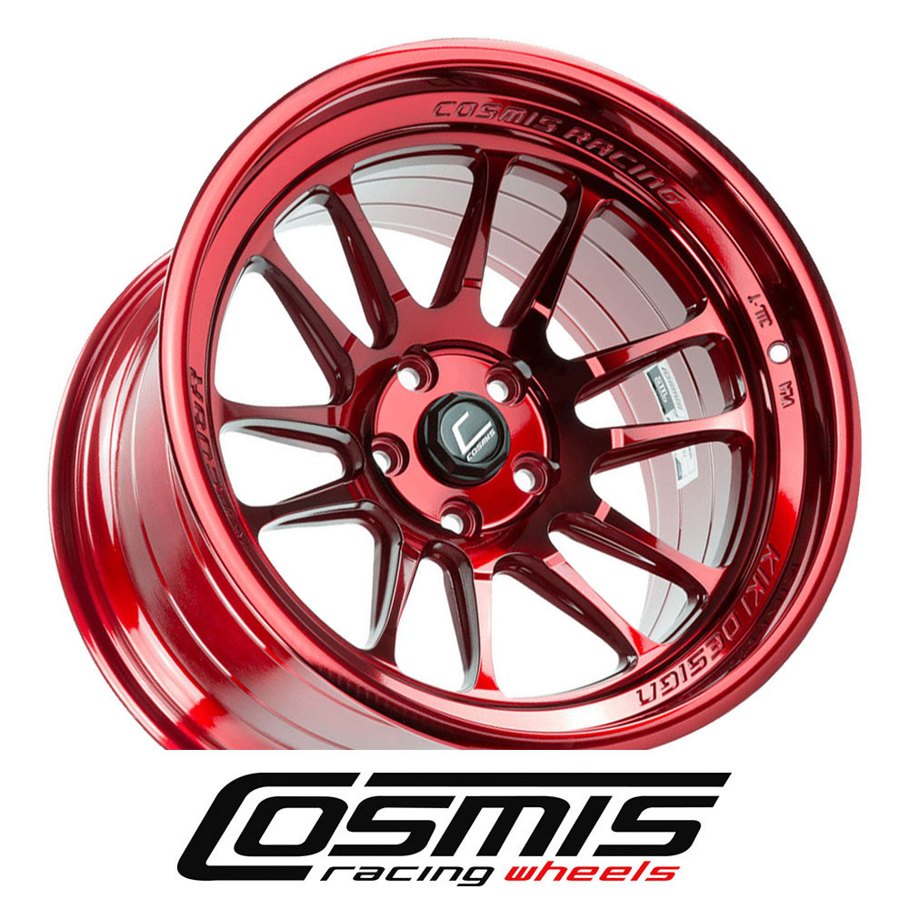 COSMIC RACING WHEELS - XT206R - HYPER RED (18 X 11.0) +8 ET (5 X 114.3 MM) 73.1 CB
