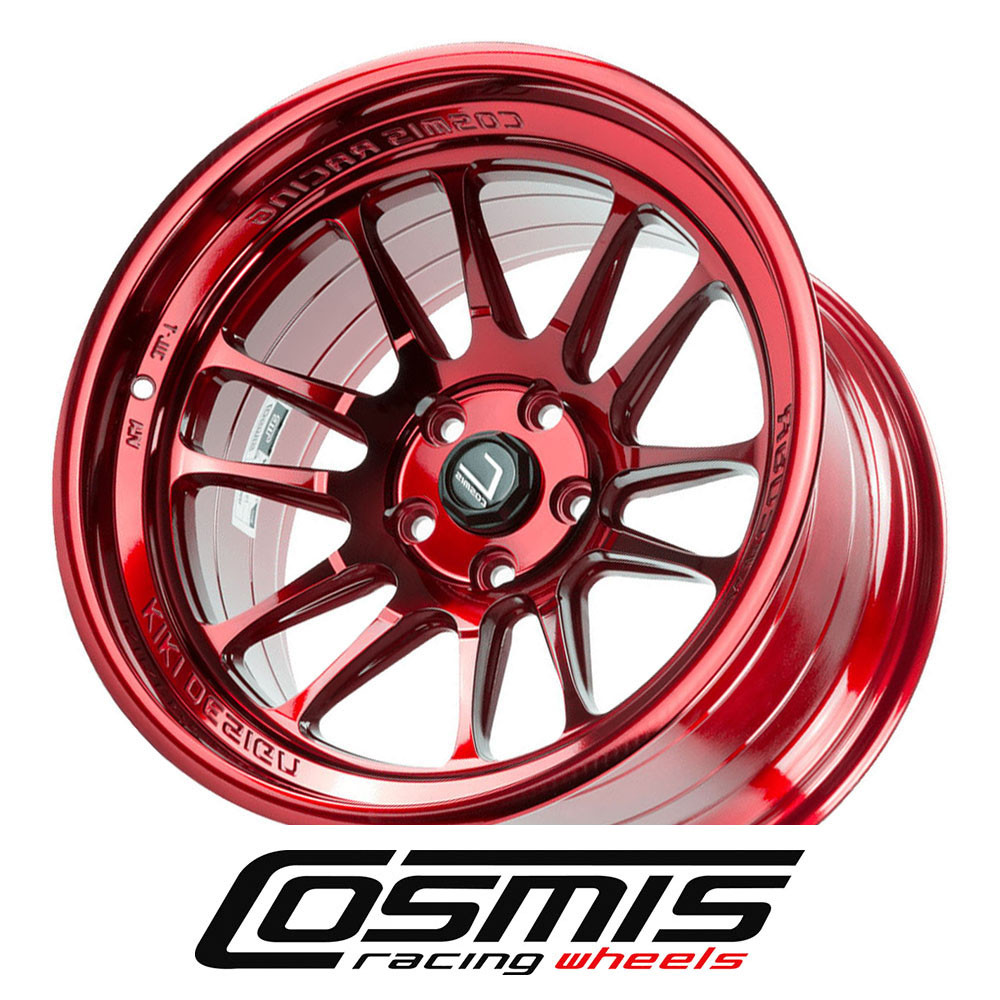 COSMIC RACING WHEELS - XT206R - HYPER RED (18 X 11.0) +8 ET (5 X 114.3 MM) 73.1 CB
