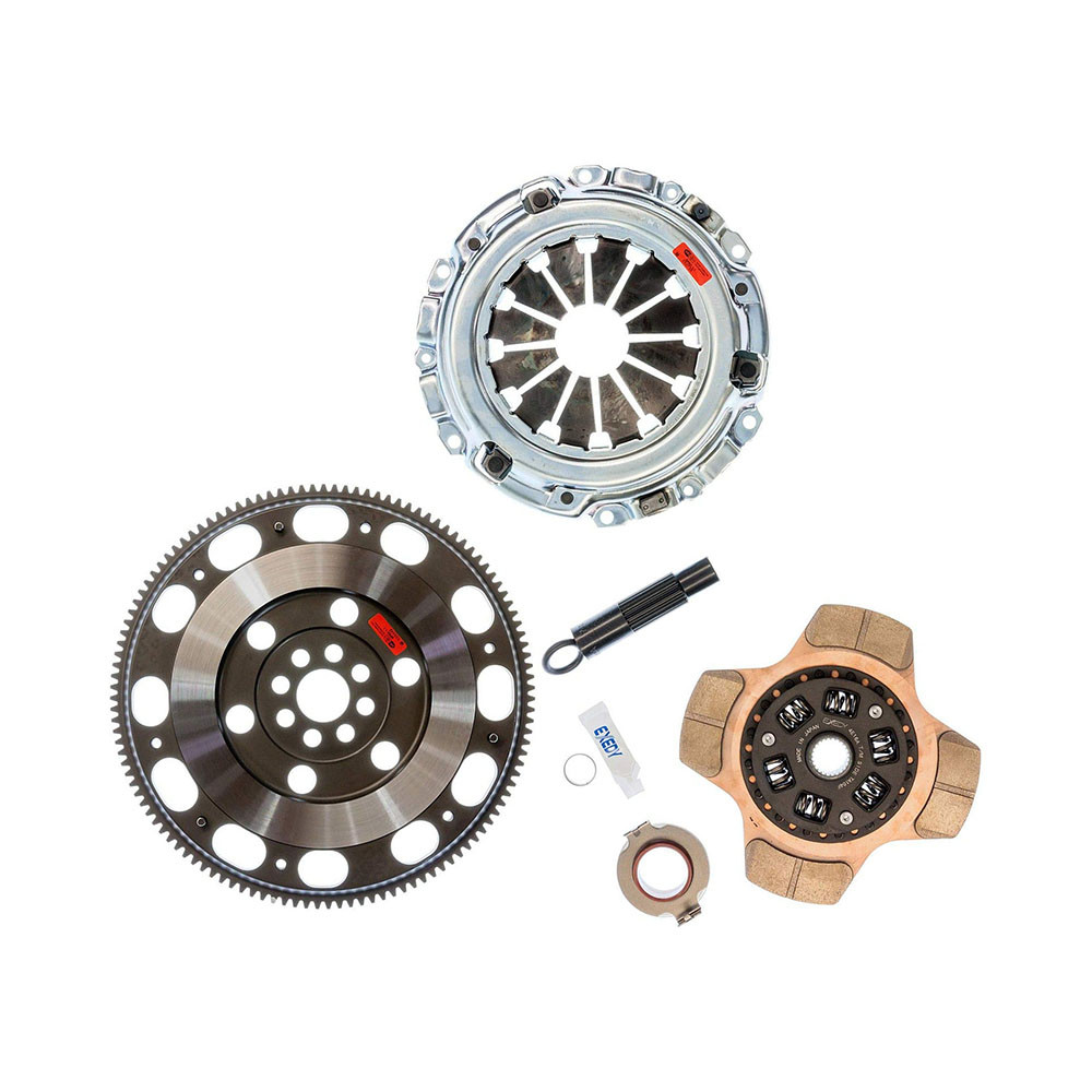 EXEDY / STAGE 2 / PERFORMANCE CLUTCH WITH LIGHTWEIGHT FLYWHEEL / CERAMIC STREET DISC (08951P4FW) *** ACURA RSX BASE (2002-2006) K20 / K24 ENGINE