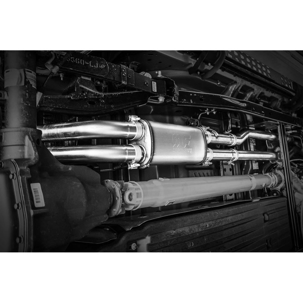 MAGNAFLOW / CAT-BACK EXHAUST SYSYTEM / POLISHED TIPS (19346) *** FORD F150 RAPTOR (2017-2021) 3.5L ECOBOOST