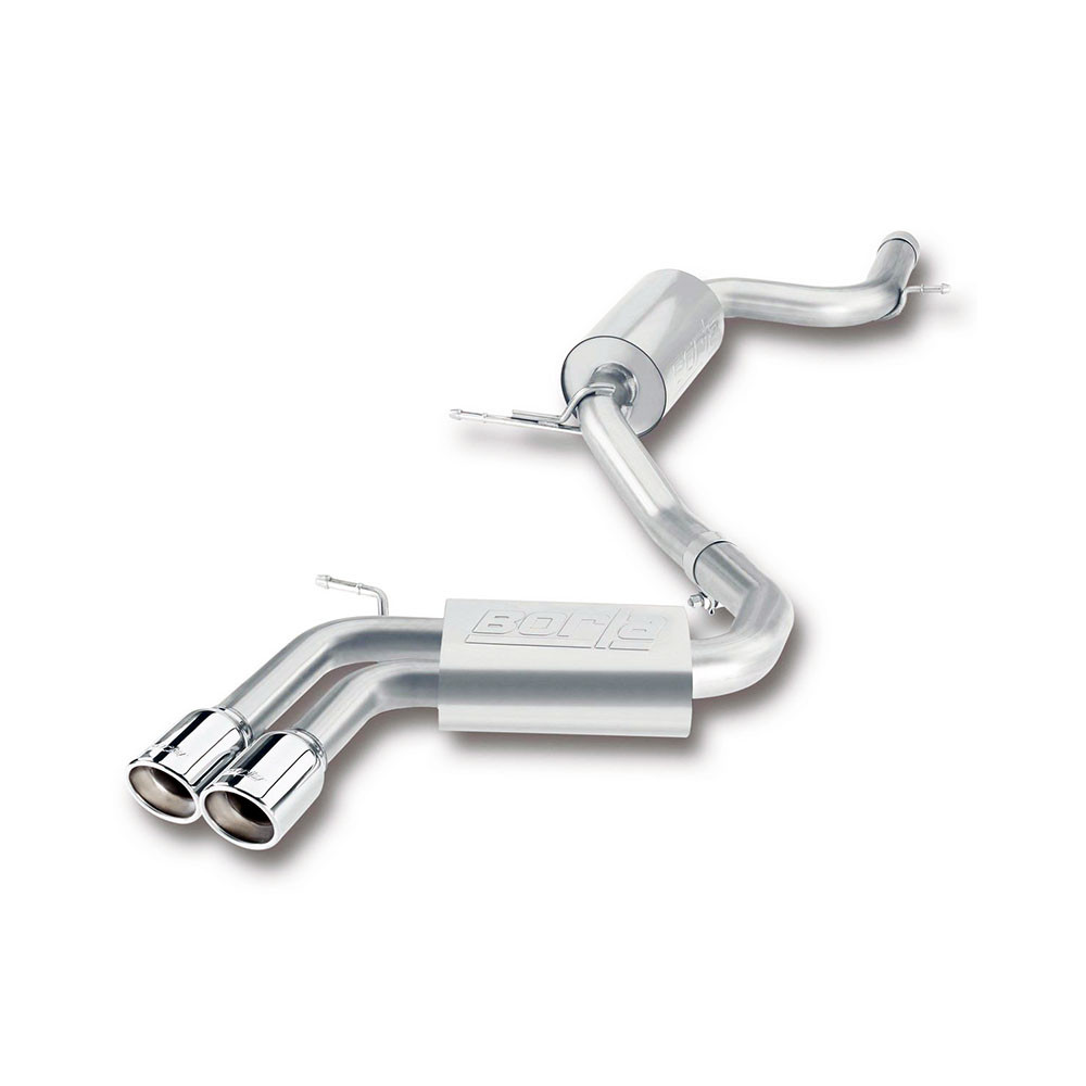 BORLA / S-TYPE / CAT-BACK EXHAUST SYSTEM (140248) *** VOLKSWAGEN GOLF GTI (2006-2009) MK5 / 2.0L TURBO
