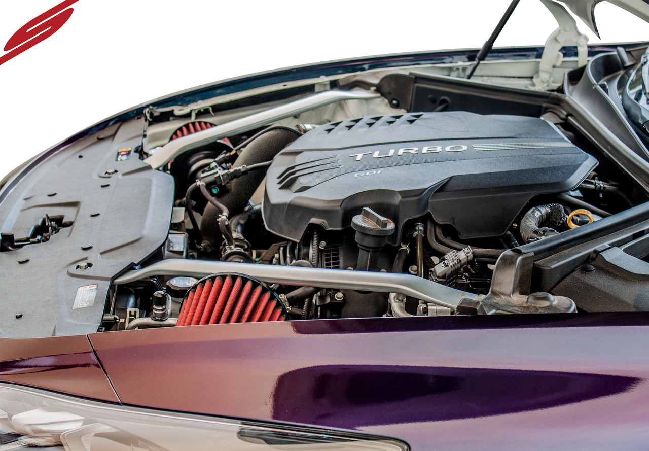 STILLEN / COLD AIR INTAKE SYSTEM WITH DRYFLOW FILTER (402883DF) *** KIA STINGER (2018-2023) 3.3L TWIN TURBO
