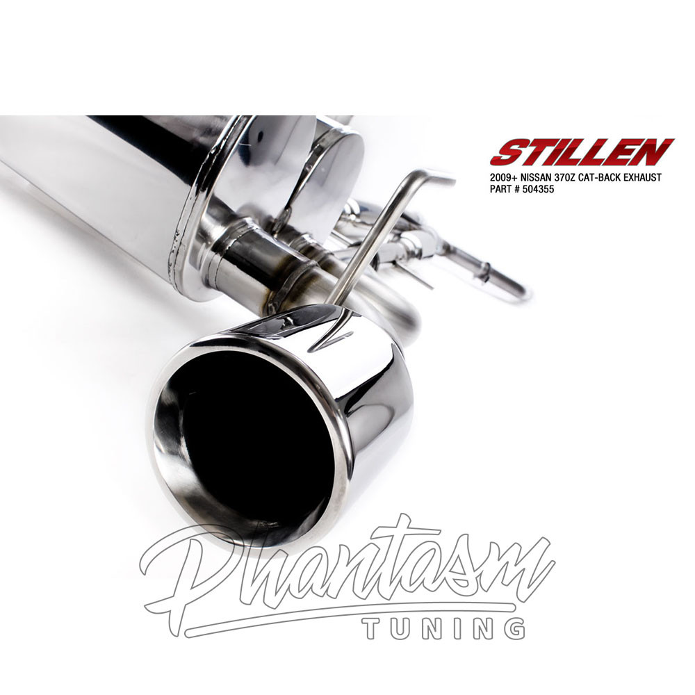 STILLEN / DUAL CAT-BACK EXHAUST SYSTEM / POLISHED TIPS (504355) *** NISSAN 370Z (2009-2020)
