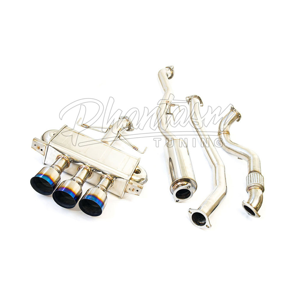 INVIDIA / Q300 SERIES / CAT-BACK EXHAUST SYSTEM / TRIPLE BURNT TIPS (HS17CTRFQ33ST) *** HONDA CIVIC TYPE-R (2017-2021) FK8 / 2.0L TURBO