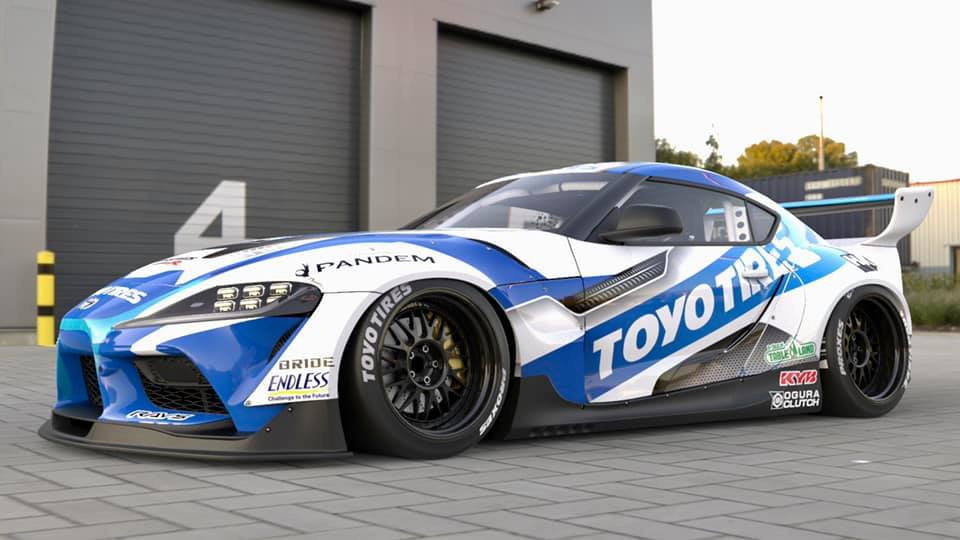 PANDEM / ROCKET BUNNY / COMPLETE V1 WIDE BODY AERO KIT / WITH WING (66910400) *** TOYOTA GR SUPRA (2020-2022)