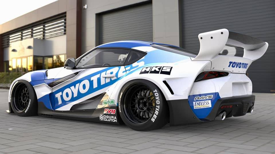 PANDEM / ROCKET BUNNY / COMPLETE V1 WIDE BODY AERO KIT / WITHOUT WING (66910401) *** TOYOTA GR SUPRA (2020-2022)