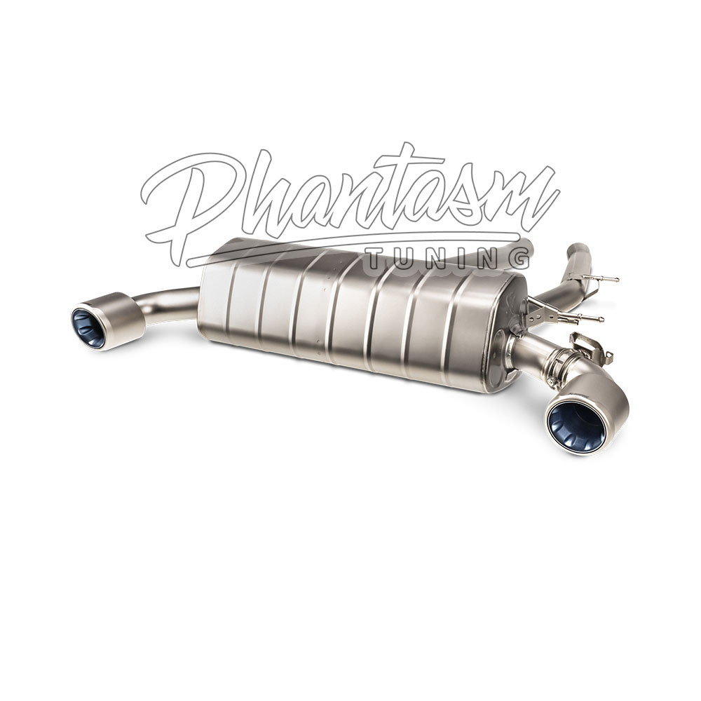 AKRAPOVIC / TITANIUM REAR SECTION EXHAUST SYSTEM (S-TY/T/1H) *** TOYOTA GR SUPRA (2020-2023) 3.0L TURBO