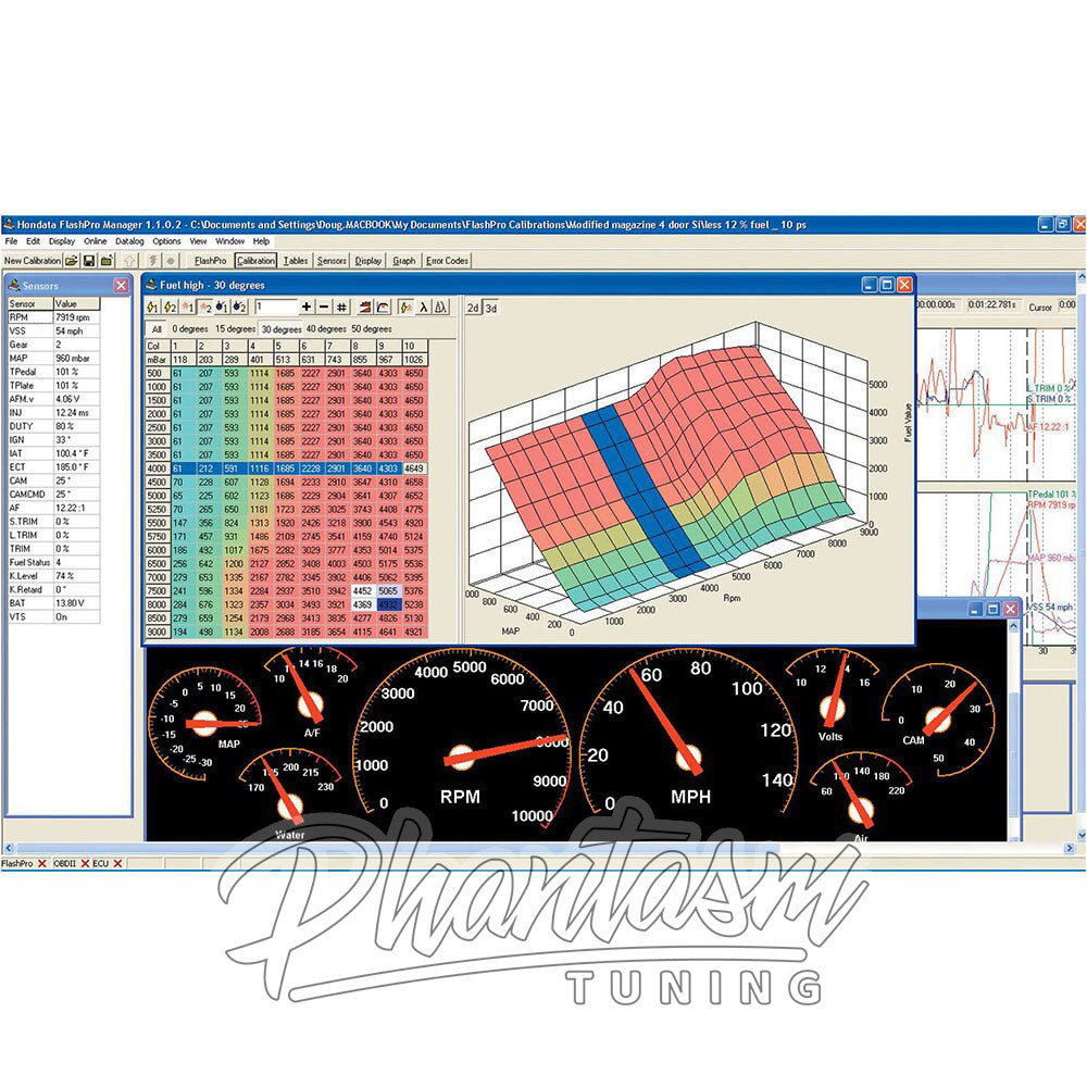 HONDATA / FLASHPRO RACE TUNER / ENGINE MANAGEMENT SYSTEM (FP-CIVIC-06) *** HONDA CIVIC SI (2006-2011) 2.0L / K20 ENGINE