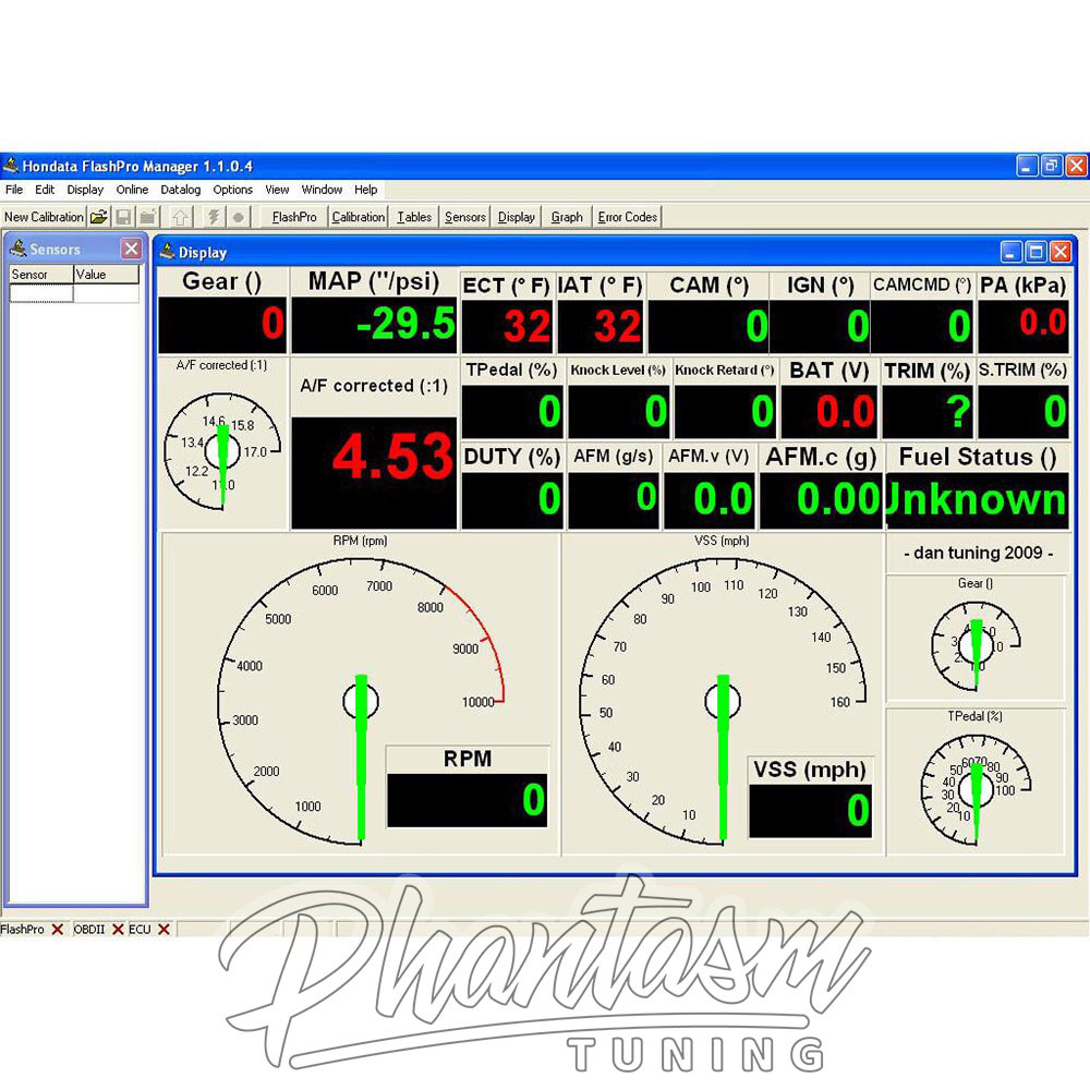 HONDATA / FLASHPRO TUNER / ENGINE MANAGEMENT SYSTEM (FP-CIVIC-12) *** HONDA CIVIC SI (2012-2015) 2.4L / K24 ENGINE