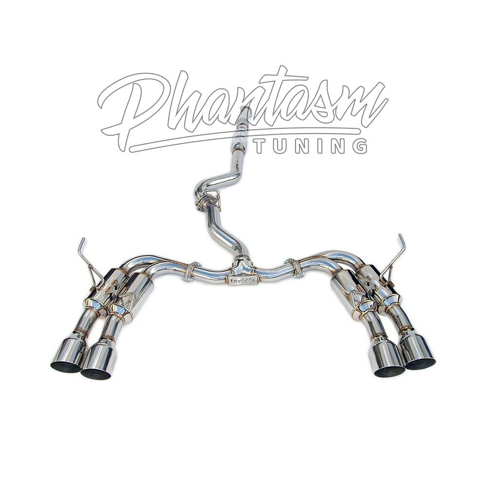 INVIDIA / GEMINI R400 / DUAL CAT-BACK EXHAUST SYSTEM / STAINLESS TIPS (HS15STIGM4SS) *** SUBARU WRX (2015-2021)