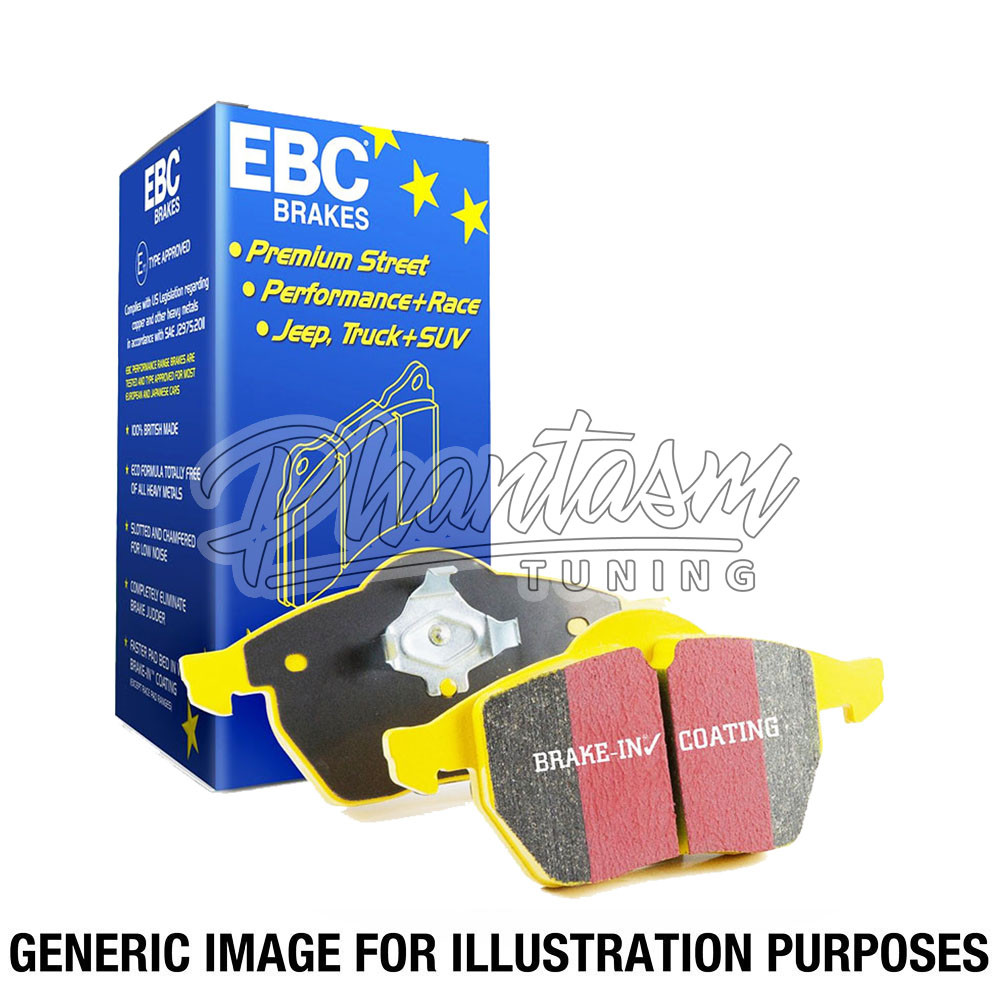 EBC / YELLOW STUFF / STREET & TRACK / REAR BRAKE PADS (DP42301R) *** HONDA CIVIC TYPE-R (2017-2021) 2.0T / FK8