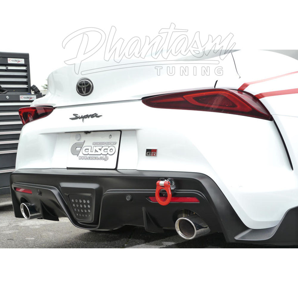CUSCO / REAR BUMPER TOW HOOK / RED COLOR (1C2-017-R) *** TOYOTA GR SUPRA (2020-2024) TURBO