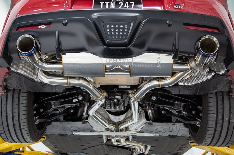 REMARK / ELITE CAT-BACK EXHAUST SYSTEM (RK-C2076T-04) *** TOYOTA GR SUPRA (2020-2023) 3.0L TURBO