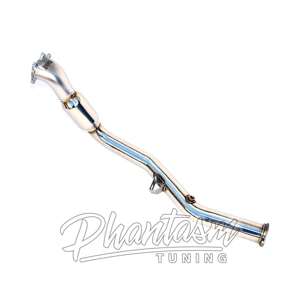 INVIDIA / DIVORCED DOWN-PIPE WITH HIGH FLOW CAT (HS08SW1DPC) *** SUBARU WRX (2008-2014)