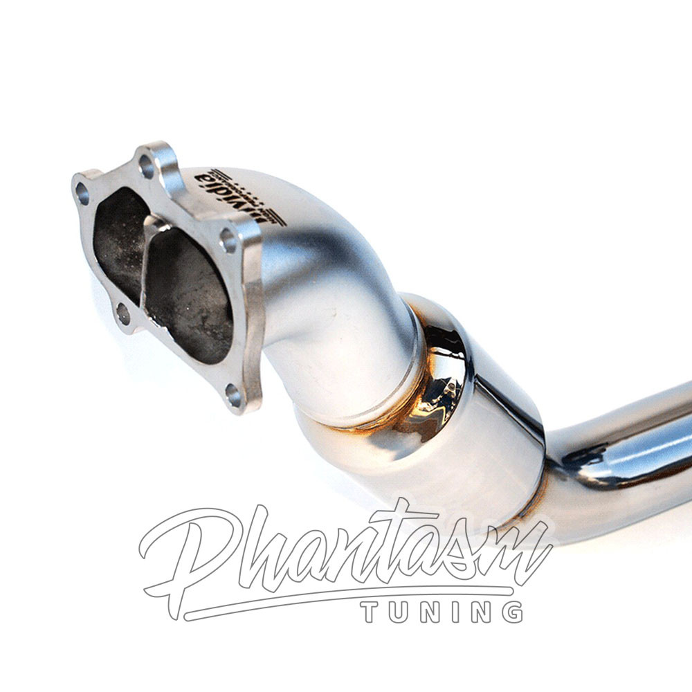 INVIDIA / DIVORCED DOWN-PIPE WITH HIGH FLOW CAT (HS08SW1DPC) *** SUBARU WRX STI (2015-2021)