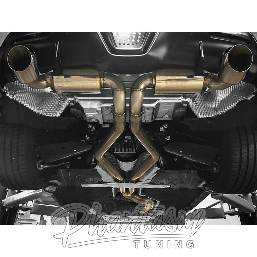 ETS / CAT-BACK EXHAUST SYSTEM / 3.15 INCH SLIP-FIT INLET / WITH DUAL MUFFLERS / NO RESONATOR (900-20-EXH-007) *** TOYOTA GR SUPRA (2020-2022) 3.0L TURBO