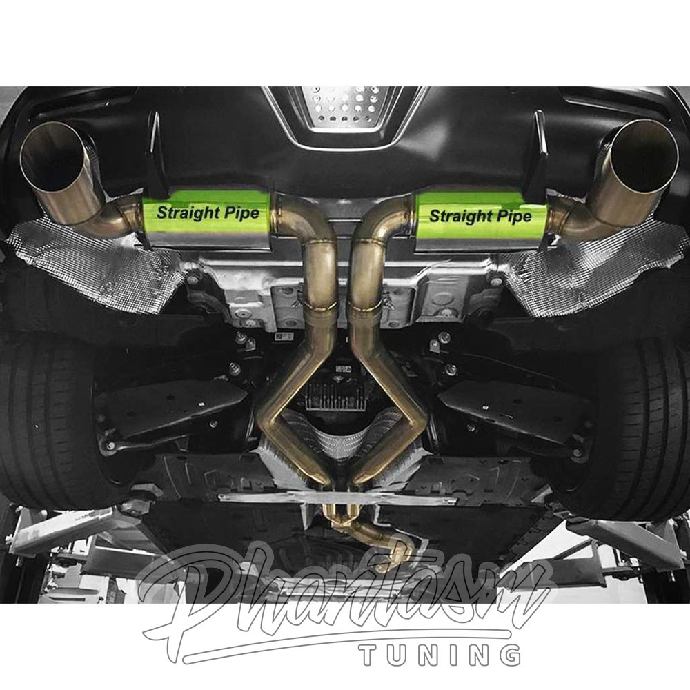 ETS / CAT-BACK EXHAUST SYSTEM / 3.15 INCH SLIP-FIT INLET / NO MUFFLERS / WITH RESONATOR (900-20-EXH-006) *** TOYOTA GR SUPRA (2020-2022) 3.0L TURBO