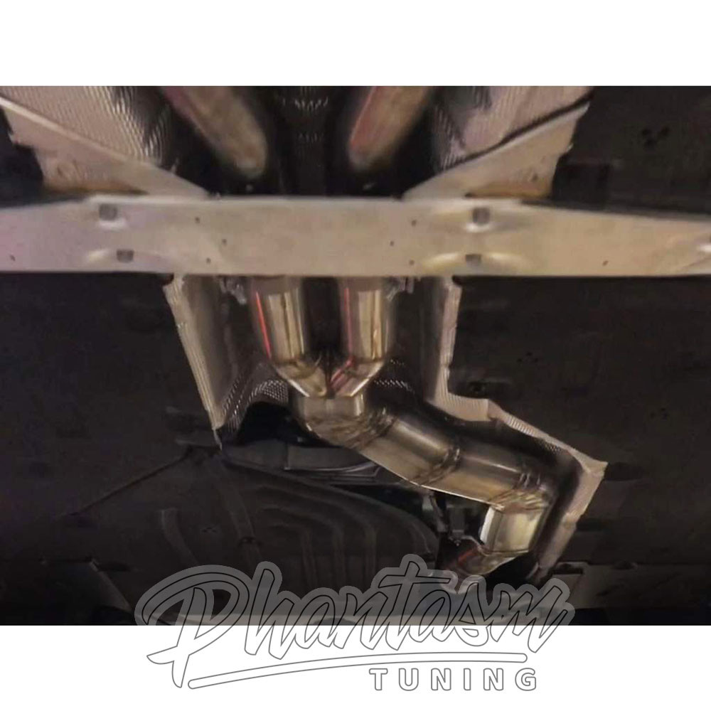 ETS / PRO-SERIES CAT-BACK EXHAUST SYSTEM / 4.00 INCH SLIP-FIT INLET / NO MUFFLERS / WITH RESONATOR (900-20-EXH-010) *** TOYOTA GR SUPRA (2020-2022) 3.0L TURBO