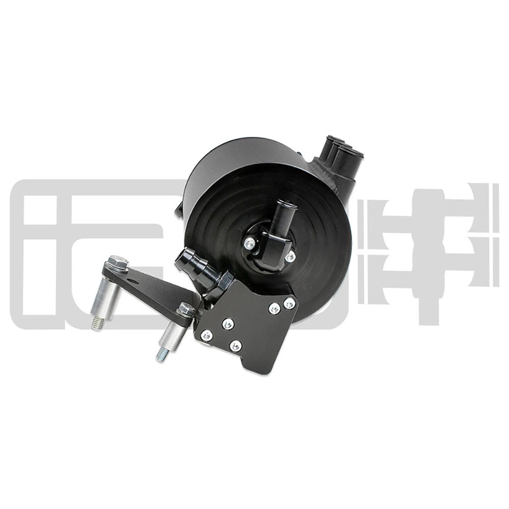 IAG / COMPETITION SERIES / V2 AOS / AIR OIL SEPARATOR / BLACK  COLOR (IAG-ENG-7252BK) *** SUBARU WRX (2015-2021)