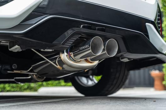 REMARK / CAT-BACK EXHAUST SYSTEM (RK-C1076H-04) *** HONDA CIVIC HATCHBACK (2016-2021) 2.0L ENGINE