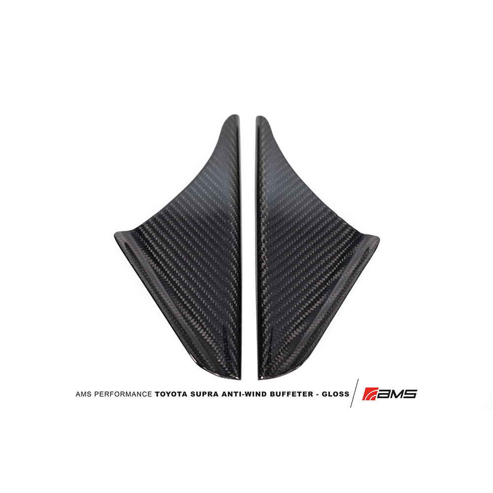 AMS / ANTI-WIND BUFFETING KIT / GLOSS CARBON FIBER (AMS.38.06.0002-1) *** TOYOTA GR SUPRA (2020-2024) TURBO