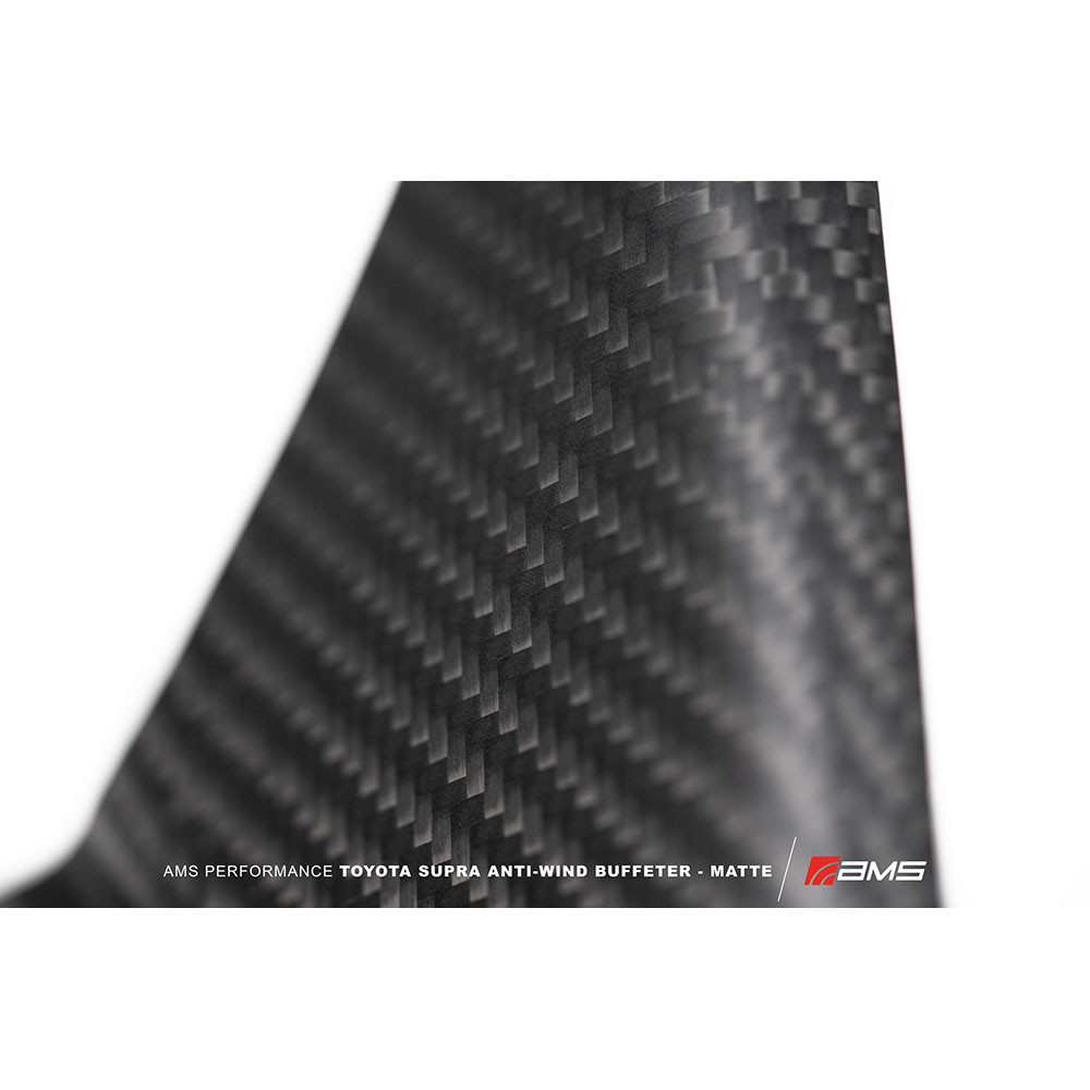 AMS / ANTI-WIND BUFFETING KIT / GLOSS CARBON FIBER (AMS.38.06.0002-1) *** TOYOTA GR SUPRA (2020-2024) TURBO