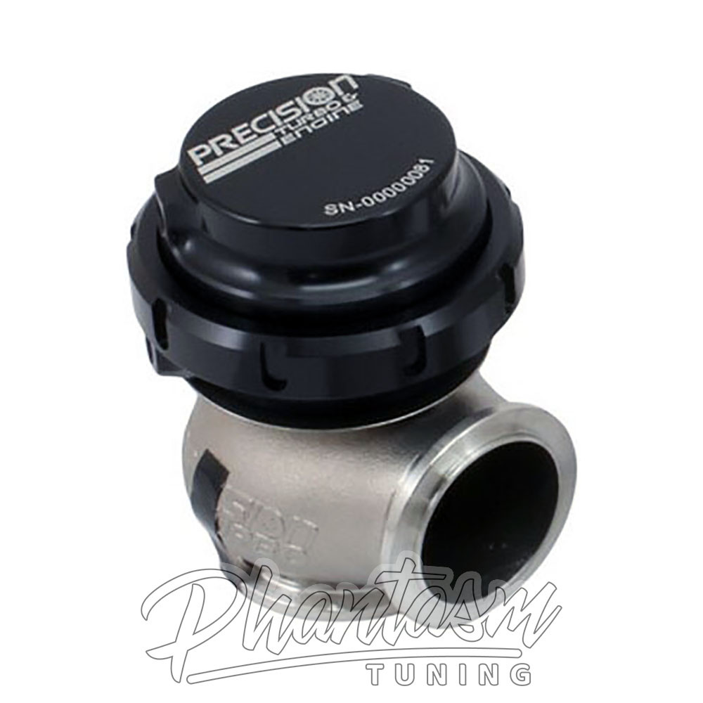 PRECISION TURBO / PTE 40 MM WG / VBAND FLANGE / PW40 GEN2 EXTERNAL WASTEGATE / BLACK COLOR (PBO085-1510)