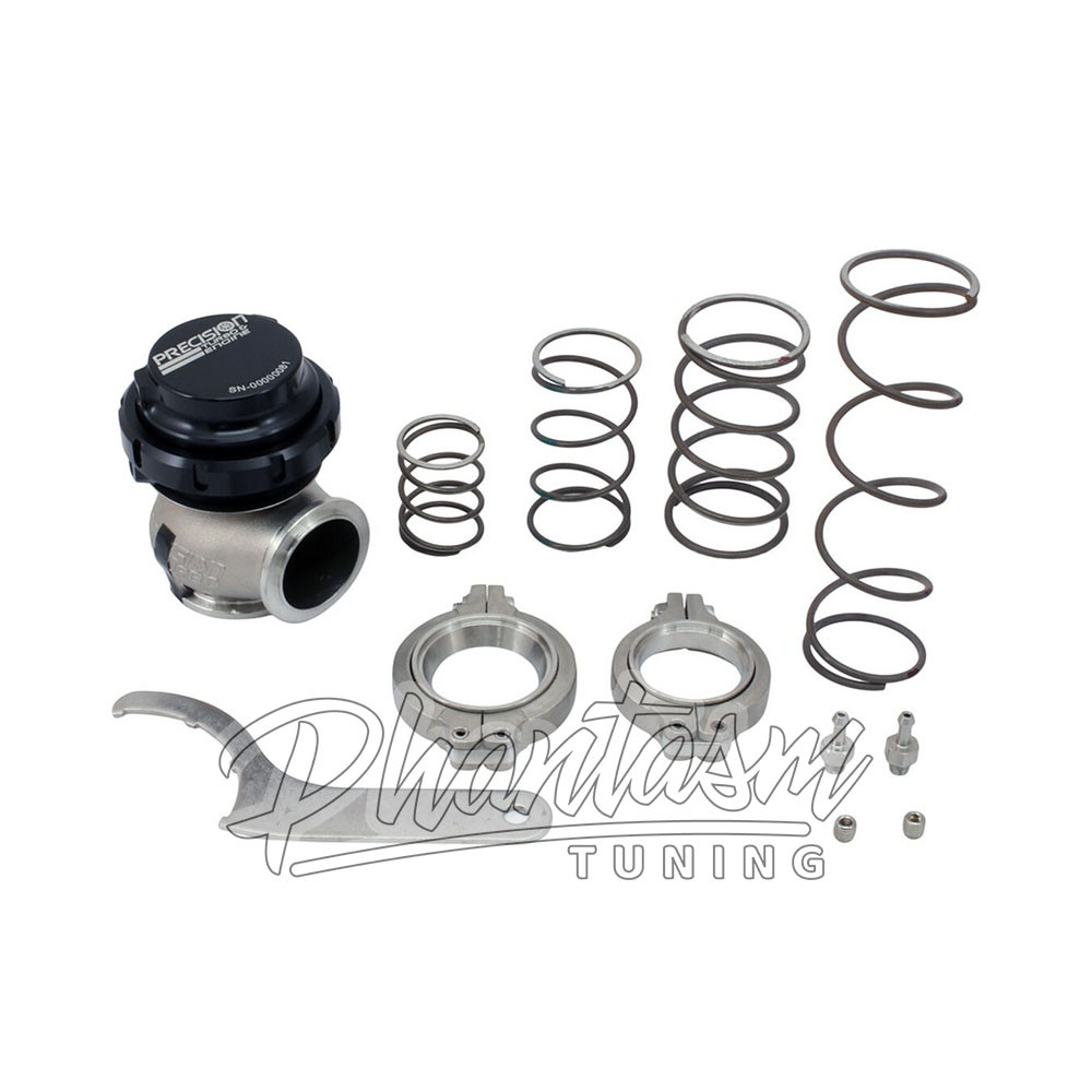 PRECISION TURBO / PTE 40 MM WG / VBAND FLANGE / PW40 GEN2 EXTERNAL WASTEGATE / BLACK COLOR (PBO085-1510)