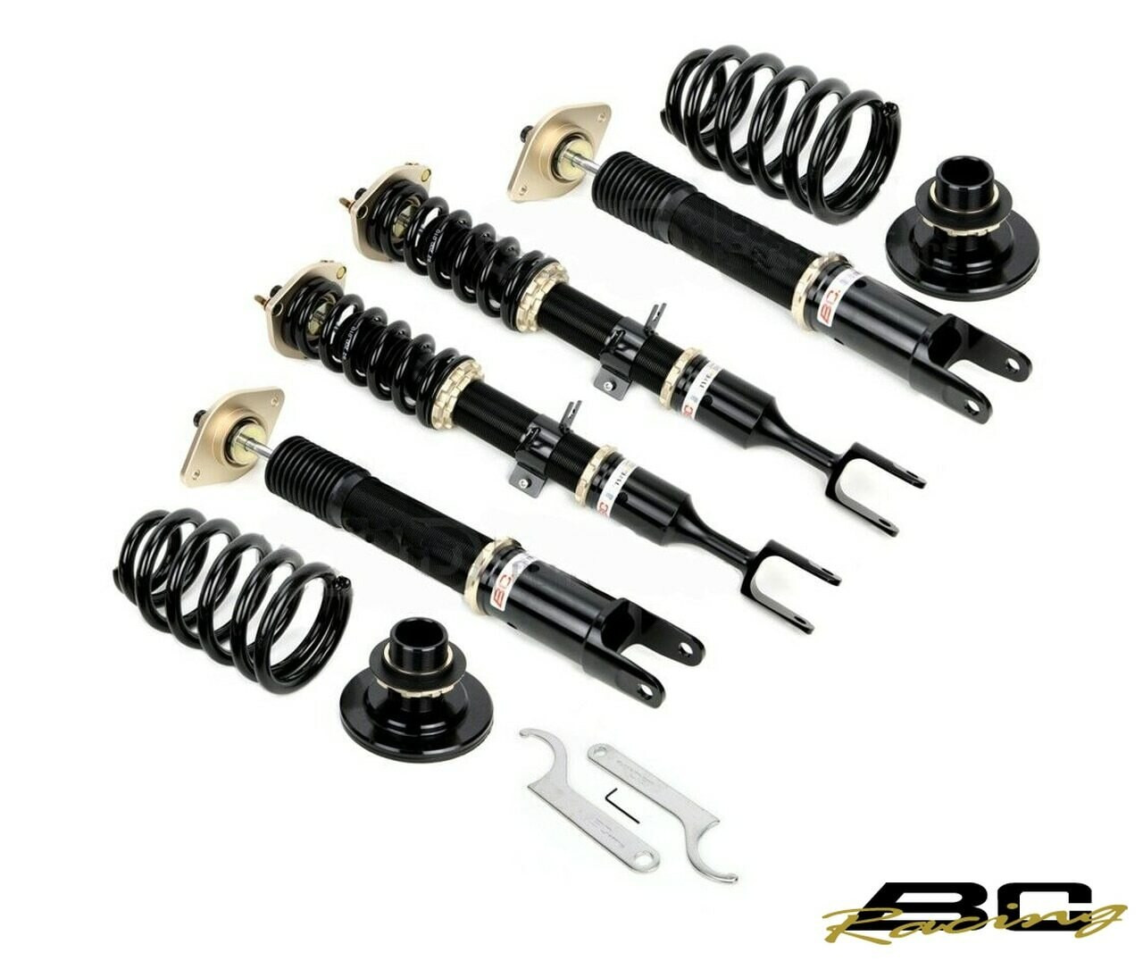 BC RACING / BR SERIES COILOVER / SUSPENSION KIT (V-18-BR) *** INFINITI Q50 SEDAN (2016-2022) 3.0L TURBO *** RWD ONLY *** NOT COMPATIBLE WITH 2.0L ENGINE *** FRONT EYELET LOWER MOUNT ***