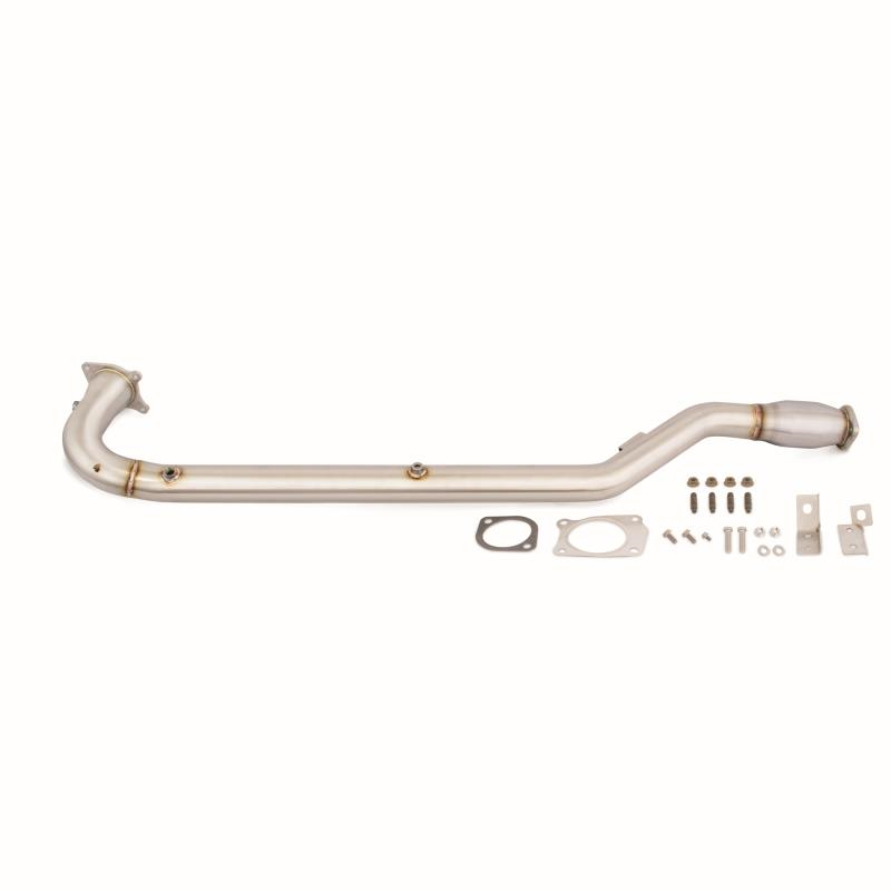 MISHIMOTO / CATTED J-PIPE / EXHAUST DOWN-PIPE (MMDP-WRX-15CVTCAT) *** SUBARU WRX (2015-2021) CVT / AUTO TRANS