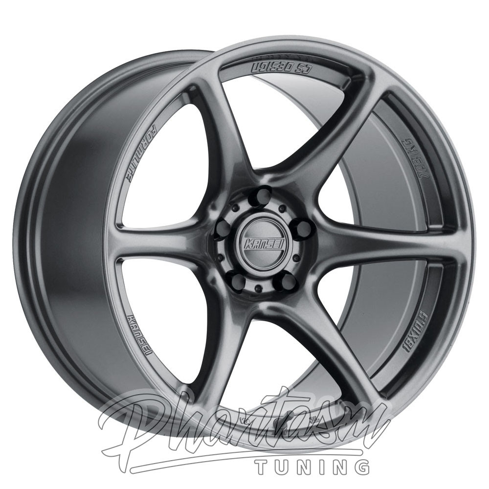 KANSEI WHEELS - TANDEM - GUN METAL COLOR (18 X 9.5) +22 ET (5 X 100 MM) 73.1 CB / K11G-189516+22