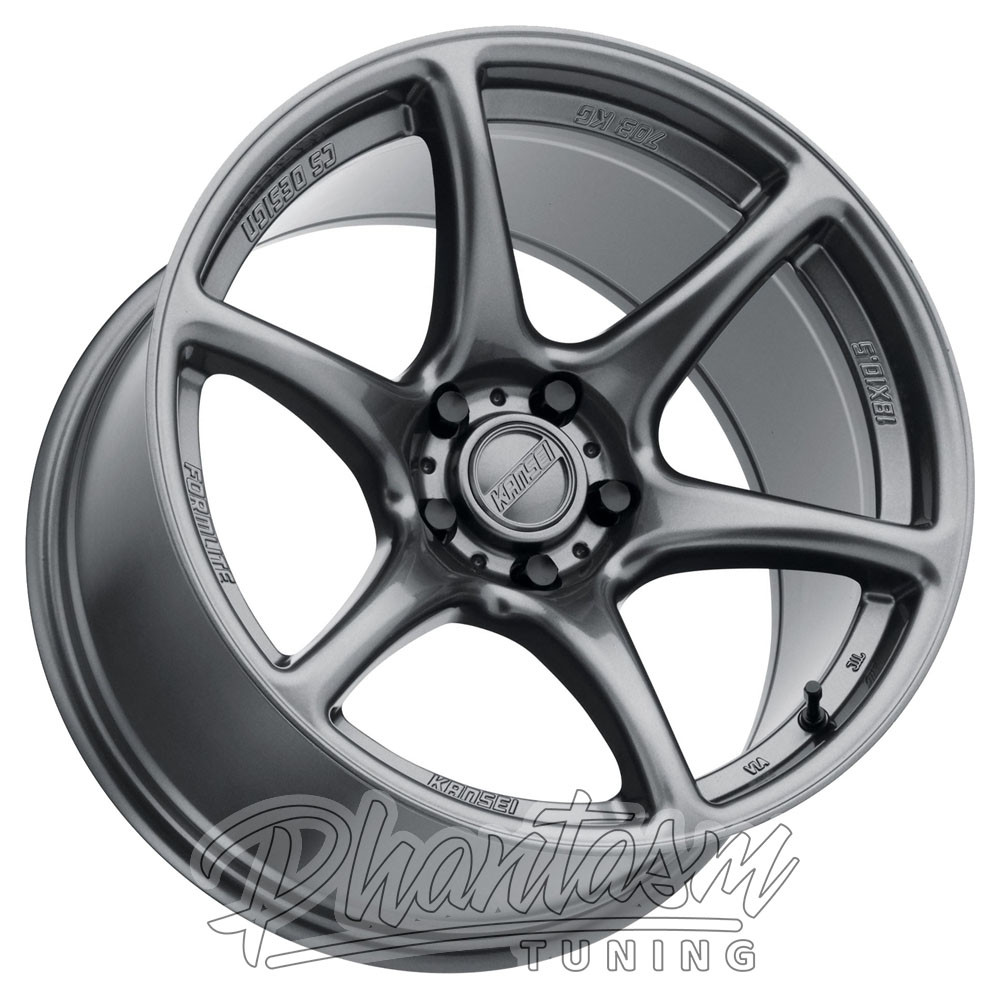 KANSEI WHEELS - TANDEM - GUN METAL COLOR (18 X 10.5) +12 ET (5 X 120 MM) 72.56 CB / K11G-181518+12