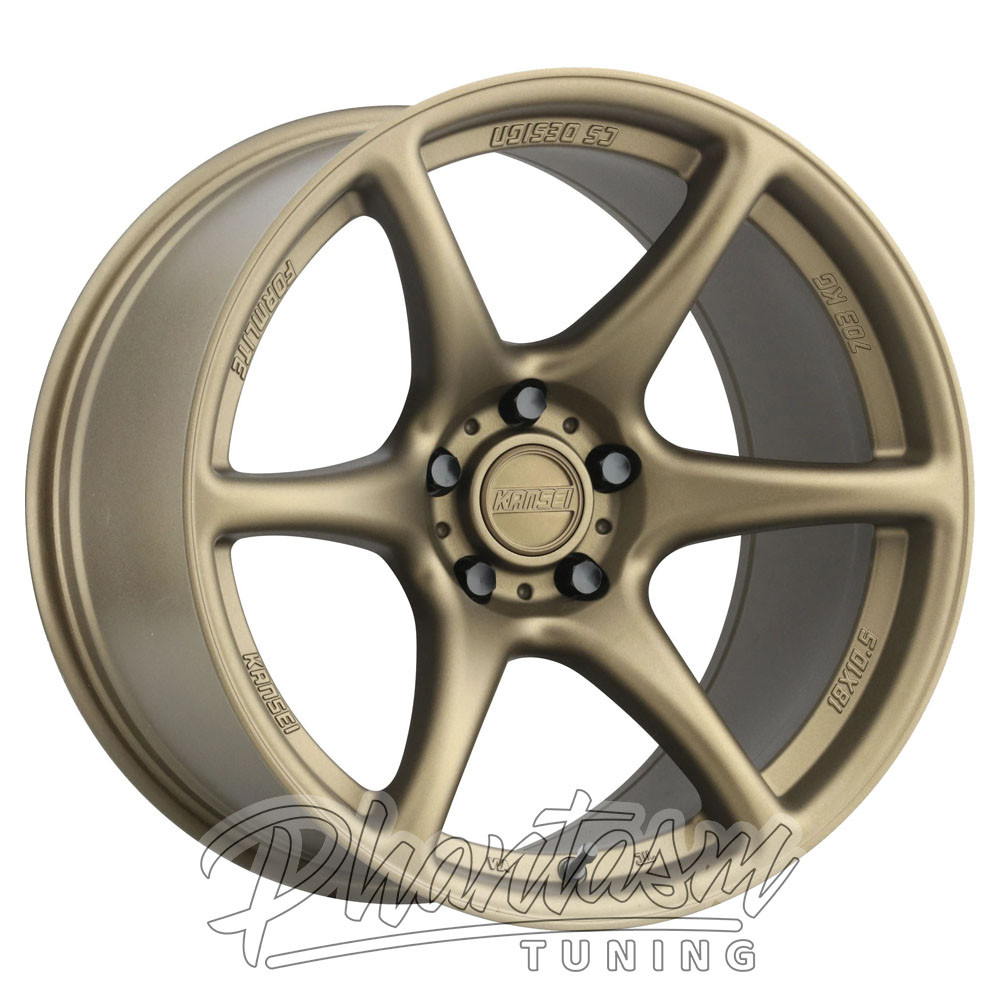 KANSEI WHEELS - TANDEM - BRONZE COLOR (18 X 10.5) +12 ET (5 X 120 MM) 72.56 CB / K11B-181518+12