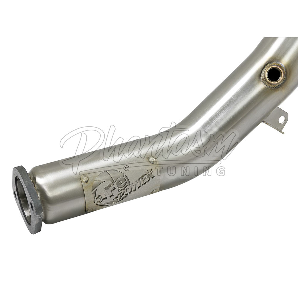AFE / FULL LENGTH DOWN-PIPE / WITH HIGH FLOW CATS (48-36110-HC) *** INFINITI Q60 COUPE (2017-2022) 3.0L TURBO
