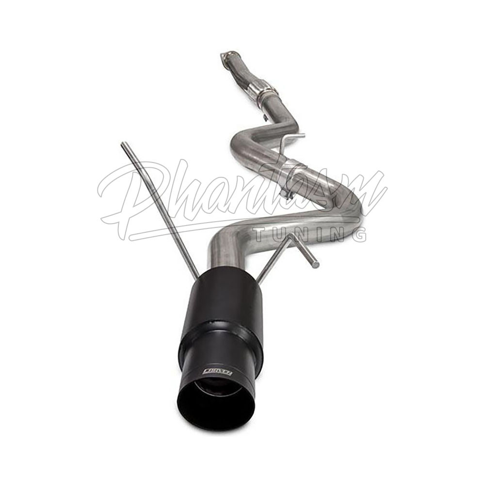 CARVEN / SINGLE CAT-BACK EXHAUST SYSTEM / CERAMIC COATED BLACK MUFFLER (CW1001) *** SUBARU WRX STI (2015-2021)